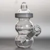 Babybottle Glass Bongs Portable Hookahs Bubbler Mini Smoking Oil Rig Ash Dab Small Recycler Water Pipes Heady Smoking Accessories