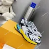 Runner Tatic Designer Sıradan Ayakkabı Erkekleri Kadın Spor Kısa Fakes Buzağı Döşeme Kauçuk Sole Moda Açık Bakan Dantel Up Sneaker