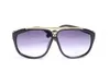 Womans Sunglasses 0350 Luksusowe męskie okulary przeciwsłoneczne Ochrona UV Mężczyźni Designer Gradient METAL MATE MODA Kobiety Kobiety Ogólne z pudełkiem Glitter2008