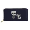 Frauen PU Wallets Geldbörsen Karl Lagerfeld Muster Mädchen Langer Brieftaschen Kawaii Tiere weibliche Mode Münztaschen Taschen 262B6875415