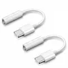 Adattatore Aux da Micro tipo C a jack da 3,5 mm per Huawei P20 Pro Honor20 10 Adattatore per cuffie USB C Connettori per cavi Convertitore audio