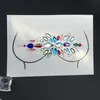 15 stijlen 3D Crystal glitter juwelen tattoo sticker vrouwen mode borst lichaam edelstenen gypsy festival versiering partij make-up schoonheid stickers gratis dhl