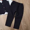 Citgeett Herbst 4 Stück Baby Jungen Winter Kleidung Männer Anzug Top Jean Hosen Weste Jeans Fliege Outfits Weiche Frühling set J220711