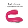 Sex toy massager u Shaped Adult Vibrating Tongue Oral Toy for Woman Vibrator Usb Rechargeable Waterproof Silicone Mouth