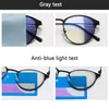 Lunettes de soleil lunettes de lecture pochromiques progressives hommes HD ultra-légers Anti-lumière bleue presbyte lecteur femmes lunettes bifocales 200