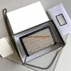 2022 Classic Luxurys Designers Schoudertas Leer Mini Chain Messenger Bag Fashion Vintage Dames beroemde portemonnee Lederen koppeling Crossbody Bag met doos 476432