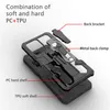 Metal back clip armature shockproof cases for xiaomi poco m4 pro 5g redmi note 11 mi 11t pro kickstand tpu back cover coke fundas