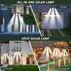 Luzes solares LED 192 198 COB sensor de movimento ao ar livre 4 cabeças 3 modos jardim lâmpada de parede IP67 à prova d'água paisagem segurança iluminação