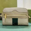 Desinger luxe meo vintage groene rode riemtassen crossbody dames mode schouder ophidia canvas tas