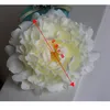 Tête de fleur de pivoine artificielle, 20 pièces/lot, décoration de fête de mariage et de noël, bricolage de fleurs en soie, décor de fond mural, accessoires