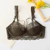 BRA ultra-mince transparent creux de grande taille grande taille sexy sous-vêtements ABCDE Cup 90c 90d 95c 95d 220519