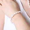 NYMPH Jewelry Set Baroque Natural Freshwater Pearl Necklace Bracelet Earring For Women Fine Wedding Gift 220721
