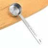 Stainless Steel Coffee Scoop 15ml 30ml Measuring Scoop Spoon Long Handled Metal Measure Spoon Coffee Tea Tools