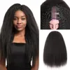 Perruques synthétiques droites à la mode Spiral Curl Femme U Type Caps Fluffy Afro Wig