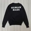 Surdimensionné Human Made Polar Bear Sweatshirts Hommes Femme Haute Qualité Human Made Sweatshirts Polaire À Capuche 0811