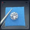 Diamantes soltos 2,5ct quilate 8,5 mm EF colorido moissanite pedra brilhante CLARIDA CUTO ROUND VVS1 Excelente laboratório de diamante anel de diamante materialLoose