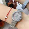 Damies Antique Watch pełen diamentowej tarczy Unikalne ruchy w stylu retro w stylu retro zegarki 29,6x26,6 mm Montre de Luxe