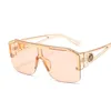 Солнцезащитные очки Роскошные негабаритные мужские брендовые дизайнерские солнцезащитные очки для женщин Модные градиентные квадратные оттенки