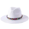 Berretti da donna con cappello di paglia minoritario cappelli a testa etnica vintage piatto a bordo jazz bowler casual secchio da esterno hatbet hatbet davi22