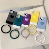Love Hanging Ring Custodie per telefoni da polso per iPhone 13 11 12 Pro Max Fashion 5 in 1 Custodia in silicone TPU Soft Shell Antiurto Anit Fall
