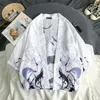 Vêtements ethniques été mode veste décontractée pour hommes femmes japonais traditionnel imprimé Kimono Yukata Harajuku Hip Hop Streetwear CardiganEt