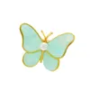 Fashion Crystal Shell Butterfly Brooch Pin For Women High Quality Personality Wedding Tree Suit Lapel Pin Gift