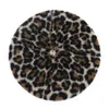 Qbhat fêmea mago chapéus vislmere boinas para mulheres femininas leopard lapidador impressão de boné de boné de captura de cabeça chapéus j220722