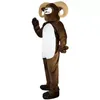 Costume de mascotte d'antilope de Pâques Halloween Noël Fantaisie Fête Personnage de dessin animé Costume Adulte Femmes Hommes Robe Carnaval Unisexe Adultes