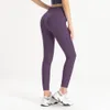 LL-CK005 Women's Yoga Outfits Trousers Skinny Pants Slim Tights Excerise Sport Gym Running Long Pant Elastic Waist