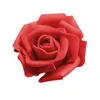 Decorative Flowers & Wreaths 50pc Romantic Rose Artificial Flower DIY Red White Silk Fake Wedding Table Home Party Decorations Scrapbook Sup