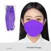 Maschera Kn95 tipo bocca di pesce adulto usa e getta a cinque strati protettivo 3D confortevole e traspirante maschera in foglia di salice confezione individuale maschera facciale