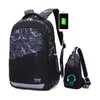 Fengdong meninos bolsas de escola impermeável grande mochila para adolescentes bagpack mochila de ensino médio para menino estudante bag set saco 220425