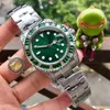 Mens Automatic Mechanical Watch 41mm 904L Rostfritt stål Sapphire Diamond Water Resistant Luminous Watches Montre de Luxe