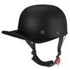 Hełmy motocyklowe Vintage Open Face Helmet Retro Baseball Cap Połowa mężczyzn Kobiety dla skutera Motorowate Street Cruiser Jet Casco