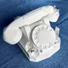 Home Furnishings Trendy Decorative Objects Crystal Eroded Telephone Future Relic Corrosion Landline Art Drops Collection Sculpture Plaster Decoration