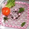 Colgable Fregadero Frutas y verduras Almohadilla de drenaje Aislamiento Mantel individual de silicona para mesa de comedor T200703