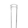 Drobna 5,8-calowa prosta rurka mini Bong: White Downstem, 10 mm staw żeński