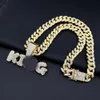 2022 New Gold Silver Miami Cuban Link Chain Mens lady Necklaces Hip Hop Necklaces Jewelry2857