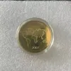 Geschenken Nieuwe zeven wonderen van de Wereld India Taj Mahal Vergulde Travel Souvenir Coin.cx