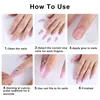 False Nails Square Head Almond Nail Tips Full Cover Manicure Tool With Press Glue Wearable Pearl Round Fake NailsFalse