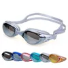プロの水泳ガラスUV保護子供大人の水泳ゴーグル眼鏡アンチフォグ調整可能な水泳ゴーグルY220428