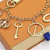 Fashion Keychain Designer de luxo marca Classic Chain Key Chain Fornasetti Mulheres Menino Chavening