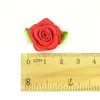 50pcs/lot 2CM Artificial Silk Mini Rose Flower Heads Make Satin Ribbon Handmade DIY Craft Scrapbooking For Wedding Decoration