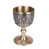 Tumblers Classical Metal Wine Cup Handmiterad liten bägare Hushåll Koppar Vin Glas Carving Mönster 20220607 D3