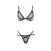 2022 Women Bra Set Porno Erotic Lingerie Bikini Mujer Sexy Bralette Mesh Sexy Mesh Lingerie Sets Cup Wire Free Underwear set L220727