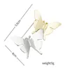 Szpilki broszki kreatywny złoty srebrny kolor motyla broszka moda prosta owad metalowy płaszcz szalik akcesoria świąteczne biżuteria