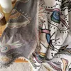 Mystiska ögon mönster vävda väggmatta bäddsoffa säng rum dekor tofs tråd filt stor kast tapestry picknick matta 220616