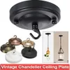 Lampensockel-Haken, 105 mm Durchmesser, Vintage-Retro-Antik-Deckenrosetten-Plattenhalter, Glühbirnen-Befestigung, Kronleuchter-Lampen-Zubehör