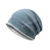 Bonnet tricoté fin pour hommes, automne et hiver, unisexe, décontracté, couleur unie, Skullies, coupe-vent, doux, Portable, Bonnet pour hommes