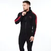 Tute da uomo Palestra Fitness Jogger Tuta sportiva Cappotto con cerniera Cotone Felpe casual Felpa con cappuccio da allenamento Pantaloni da uomo Abbigliamento sportivo Padella